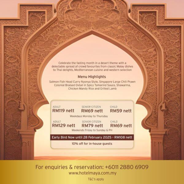 Sajian buffet Ramadhan Hotel Maya Kuala Lumpur