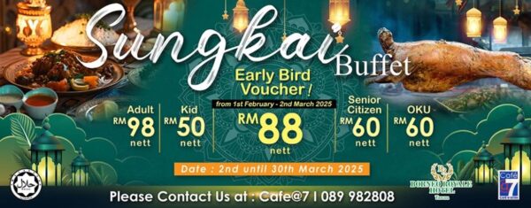 Sajian buffet Ramadhan di Borneo Royale Hotel