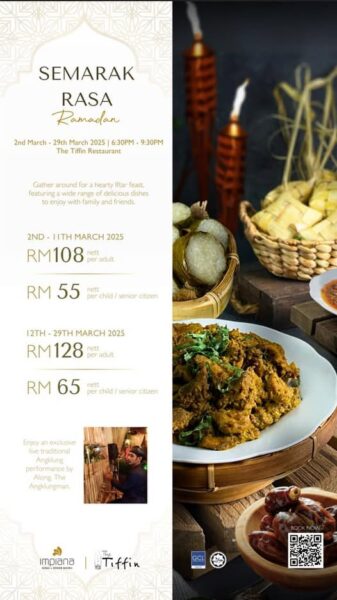 Suasana buffet Ramadhan di Impiana Hotel Senai