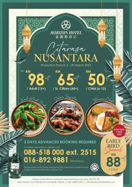 Sajian buffet Ramadhan di Horizon Hotel