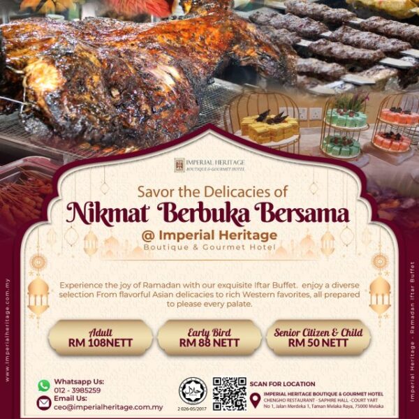 Imperial Heritage Boutique & Gourmet Hotel bufet Ramadhan