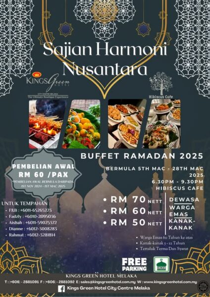 Kings Green Hotel City Centre bufet Ramadhan