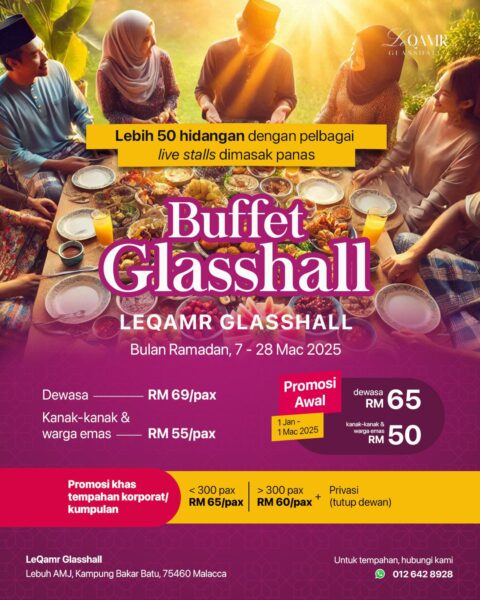 LeQamr Glasshall Dewan Kahwin Melaka