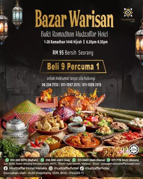 Mudzaffar Hotel Melaka bufet Ramadhan