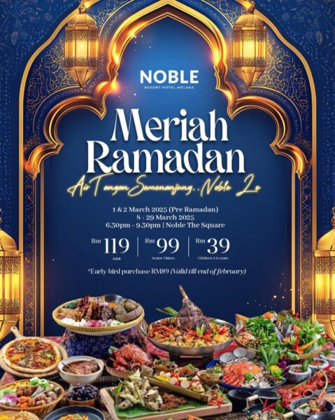 Noble Resort Hotel Melaka bufet Ramadhan